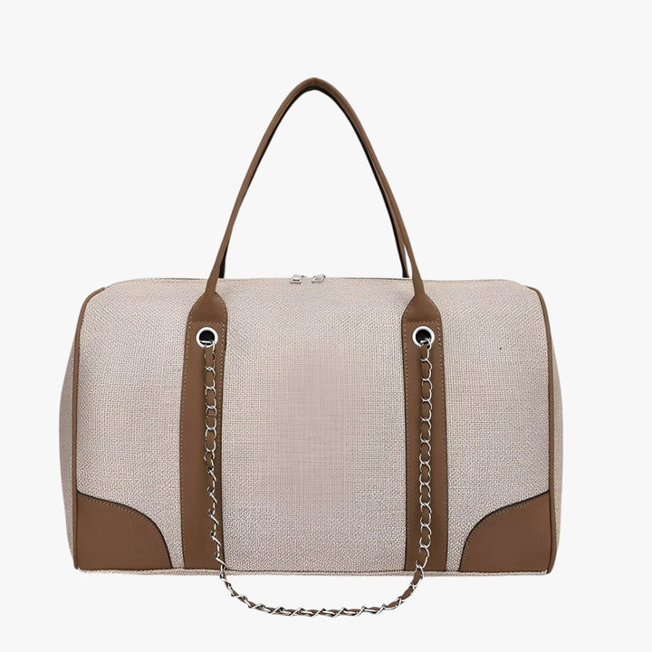 Borsa da viaggio sportiva donna kaki, perfetta per weekend fuori porta, palestra e come bagaglio cabina.
