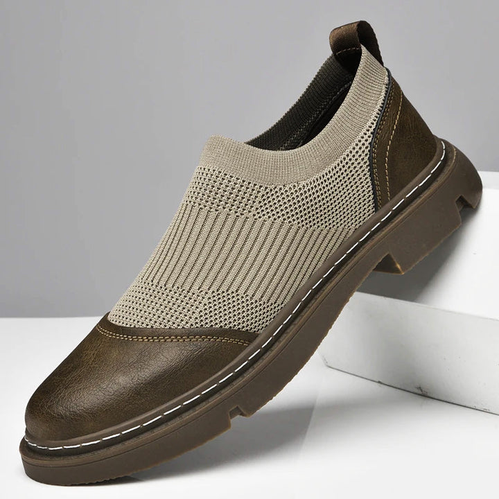 Scarpe uomo casual, design moderno. Leggerezza e flessibilità assicurano comfort ottimale per ogni attività.