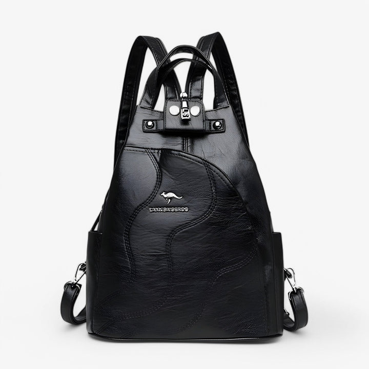 Zaino donna compatto con finiture di qualità, accessorio moda versatile per la donna moderna. Borsa elegante.