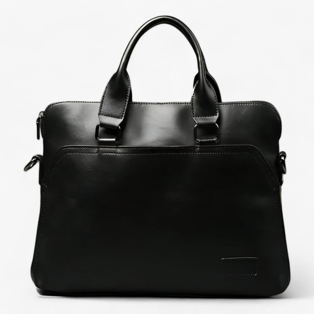 Borsa portadocumenti multifunzionale con design minimalista, perfetta per professionisti attenti allo stile.