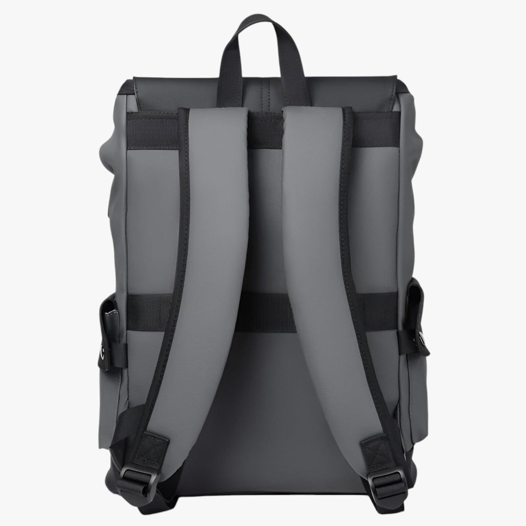 Zaino porta laptop da uomo, funzionale e spazioso, con spallacci regolabili per adulti.