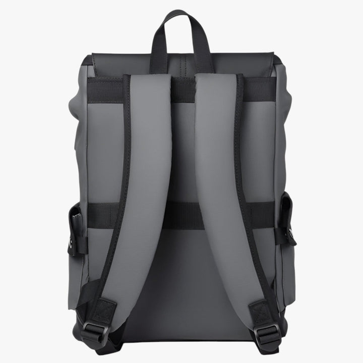 Zaino porta laptop da uomo, funzionale e spazioso, con spallacci regolabili per adulti.