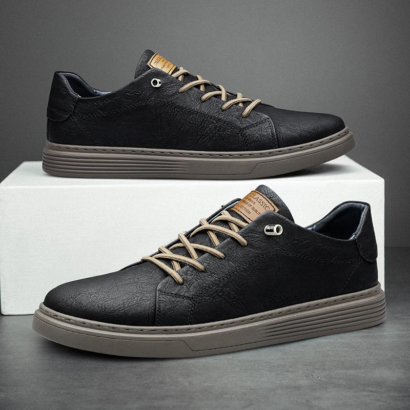 Vivaci sneakers uomo arancioni, con un design pulito. Ideali per la moda uomo e un comfort quotidiano assicurato.