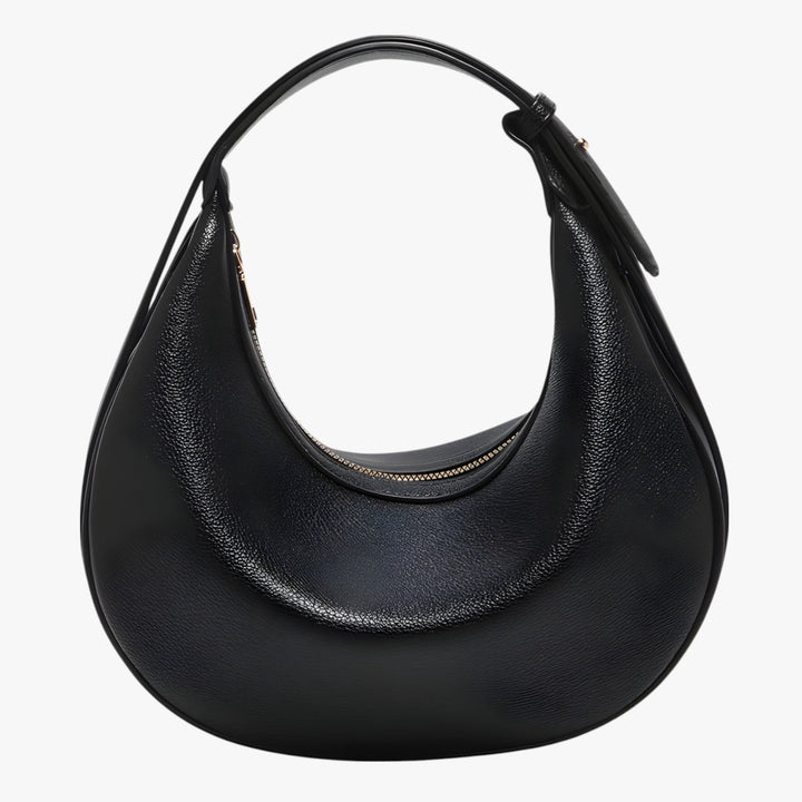 Elegante borsa hobo a mezzaluna donna, design versatile. Ideale come borsa a spalla o tracolla.
