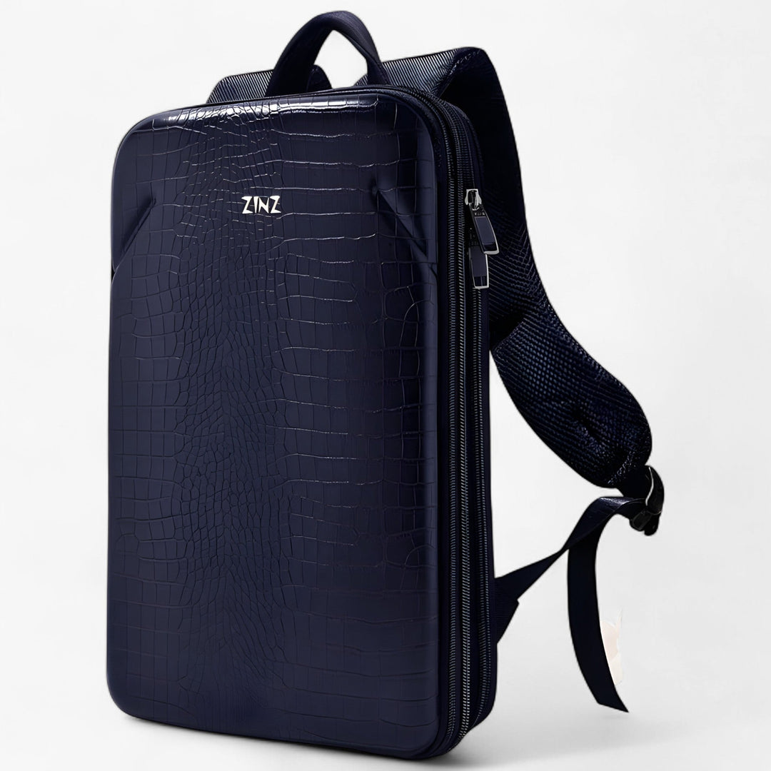 Zaino ergonomico unisex espandibile per laptop 15.6", perfetto per scuola, lavoro e viaggi, con porta USB.