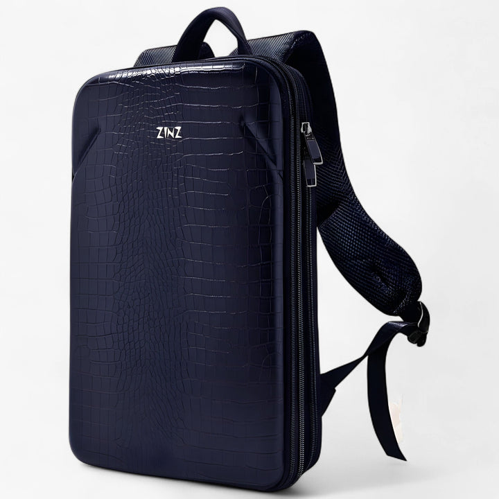 Zaino ergonomico unisex espandibile per laptop 15.6", perfetto per scuola, lavoro e viaggi, con porta USB.