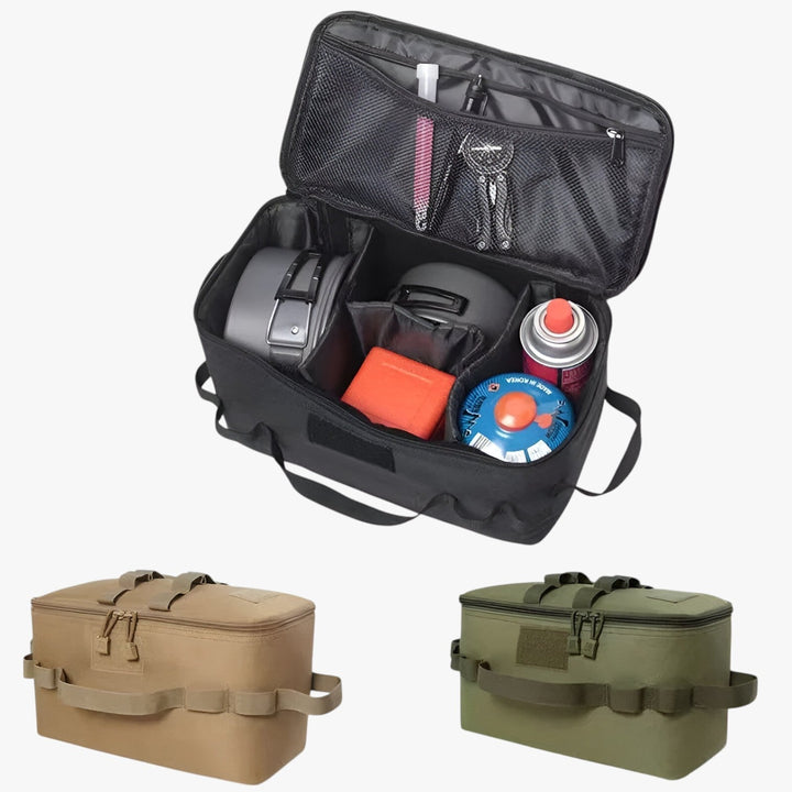 Robusta borsa termica uomo multiscomparto, perfetta per portapranzo, picnic e viaggi.