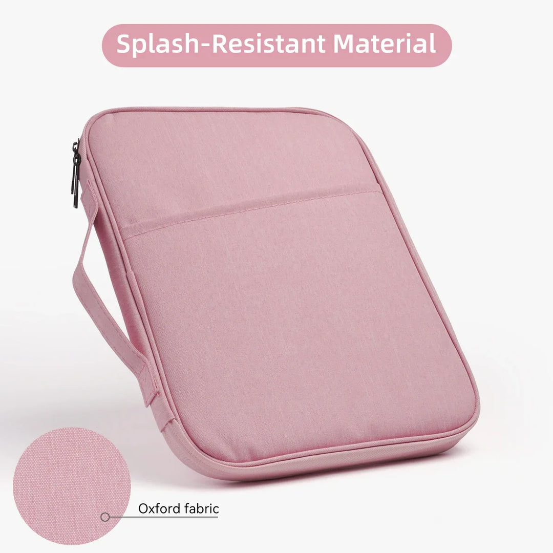 Custodia portatile per tablet 11-13", con organizer per accessori lavoro.