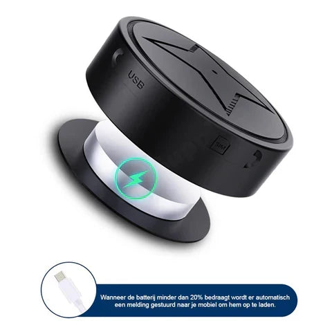 Localizzatore GPS magnetico compatto per tracciare auto, zaini, bagagli e oggetti di valore in tempo reale.