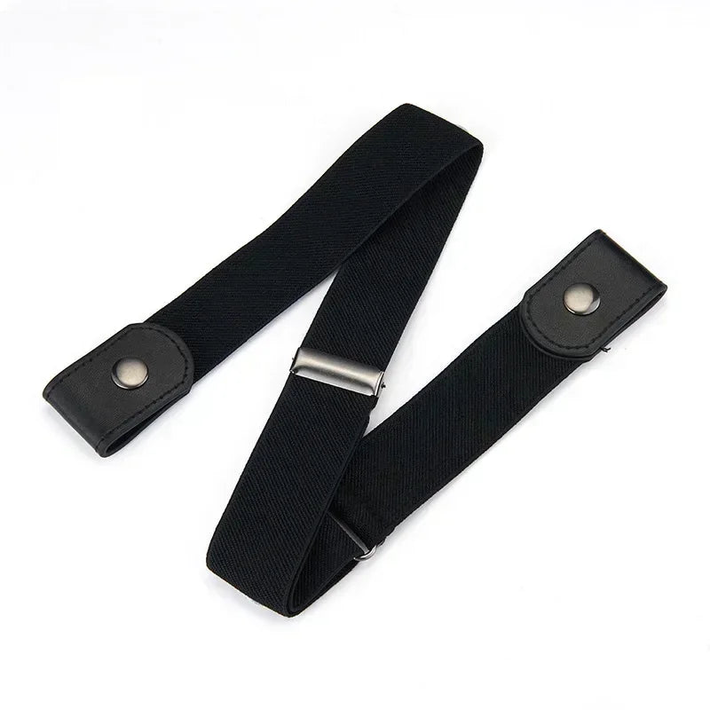 Cintura elastica unisex invisibile, design senza fibbia, per un comfort regolabile e discreto.