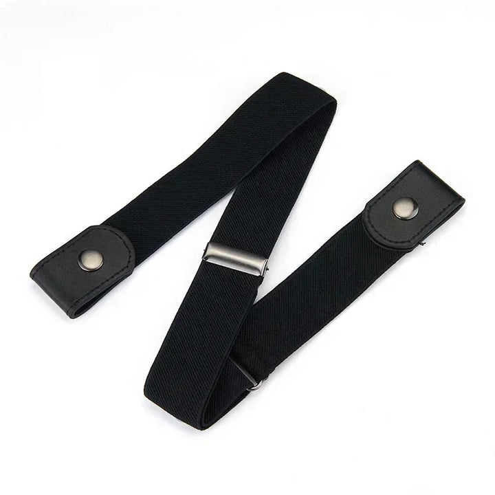 Cintura elastica unisex invisibile, design senza fibbia, per un comfort regolabile e discreto.