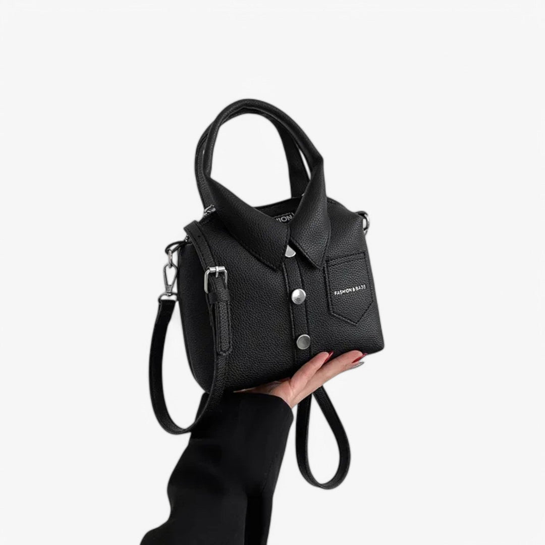 Borsa a mano in sintetico multicolore per donna, con tracolla, versatile per ogni occasione: viaggio o città.