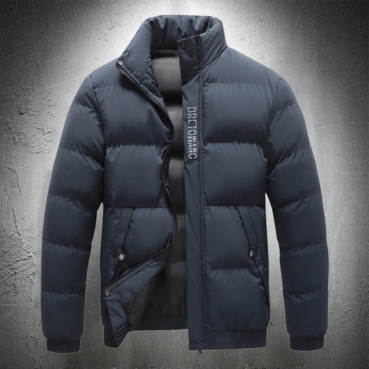 Giacca invernale trapuntata uomo impermeabile ed elegante, per affrontare il freddo con stile.