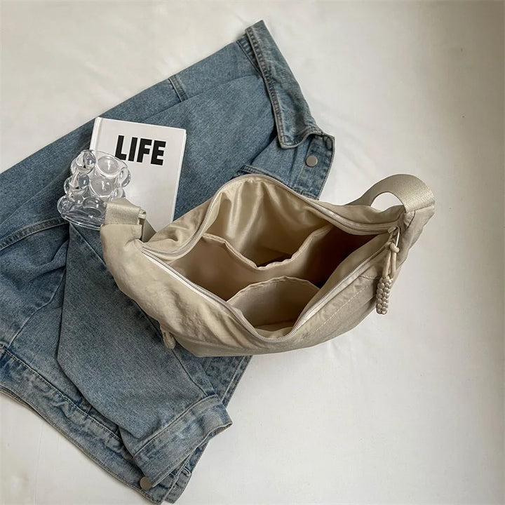 Borsa oversize da donna, resistente all'acqua, ideale per palestra o shopping.