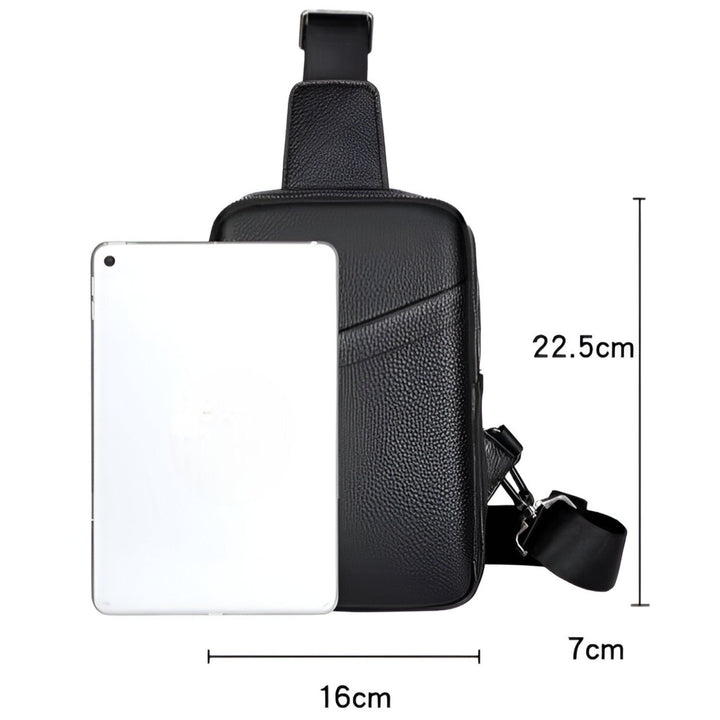 Borsa monospalla compatta unisex con ottima organizzazione interna, perfetta per viaggio e uso quotidiano. Sintetico.