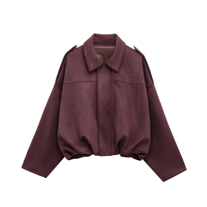 Giacca versatile oversize da donna. Elegante per ogni occasione, vestibilità rilassata per autunno/inverno moderno.