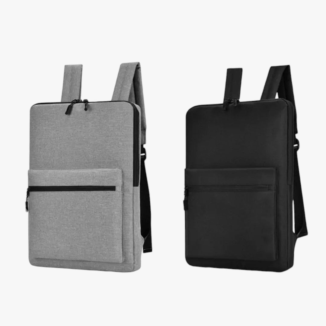 Zaino unisex elegante con scomparto imbottito per laptop, perfetto per ufficio e uso giornaliero.