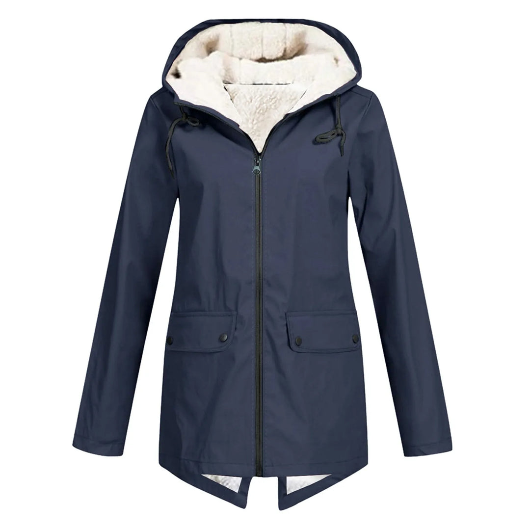 Donna: parka invernale caldo e lungo, giacca in pile per un look elegante o casual contro il freddo.