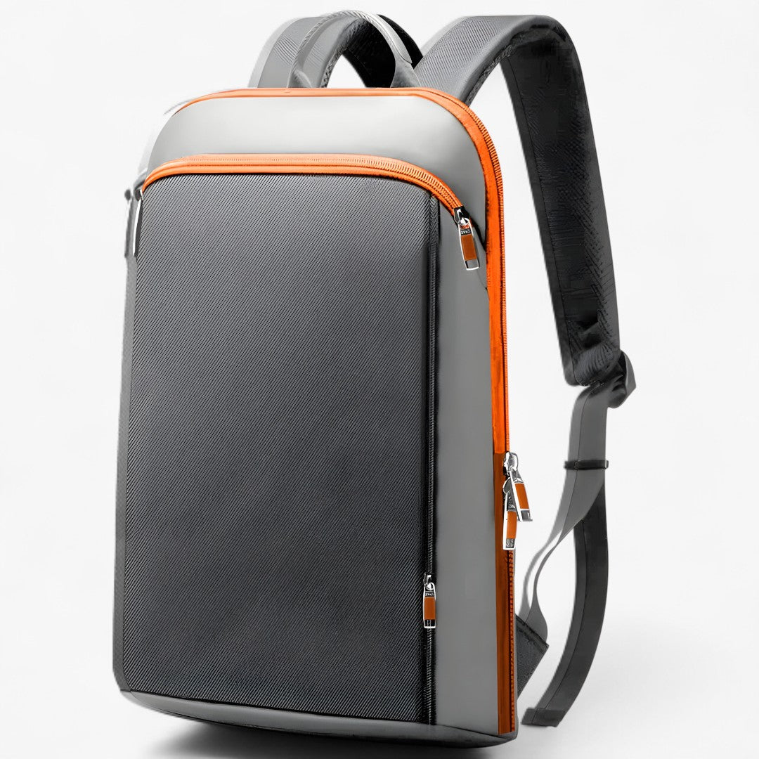 Zaino slim unisex porta laptop 38 cm, leggero e compatto per facile trasporto, ottimo per pendolari.
