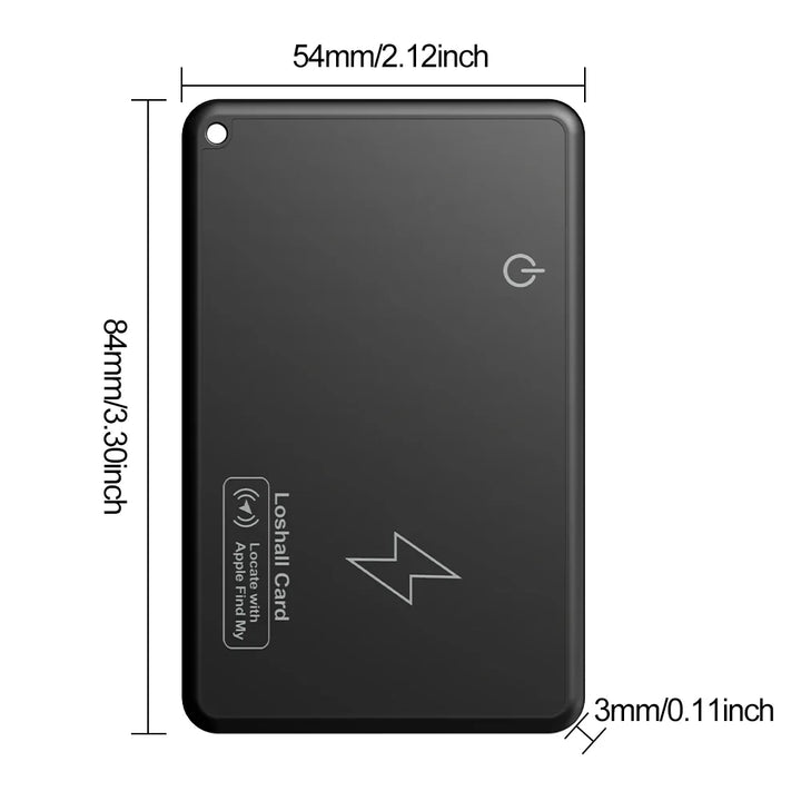 Localizzatore portafoglio smart anti-smarrimento, ultrasottile. Tracciamento wireless preciso con supporto Rete Dov'è per sicurezza.