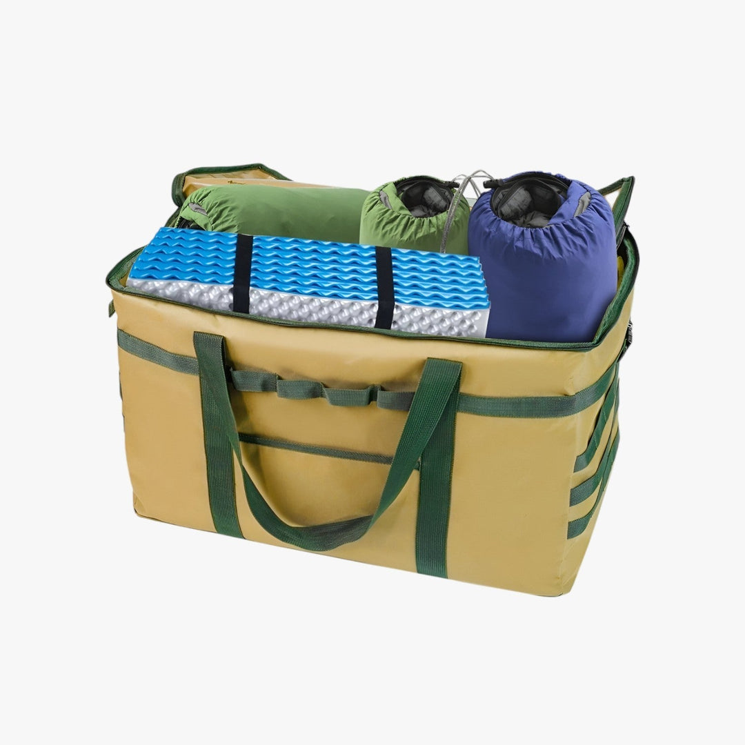Funzionale borsa in tessuto unisex, pieghevole e leggera, perfetta per viaggi brevi o commissioni quotidiane.