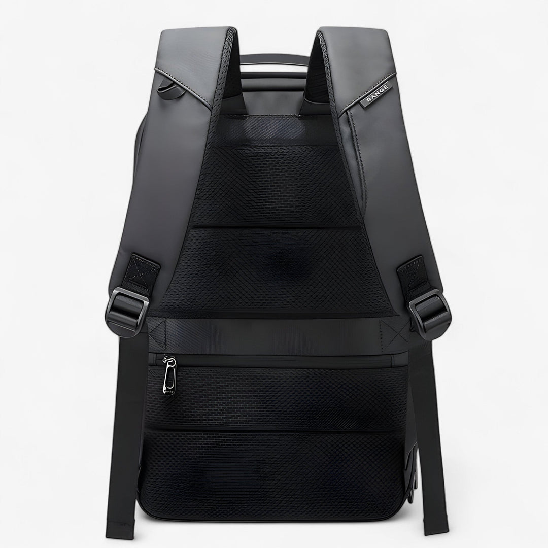 Zaino multitasche uomo per laptop, impermeabile. Versatile per università, lavoro e brevi viaggi. Design moderno.