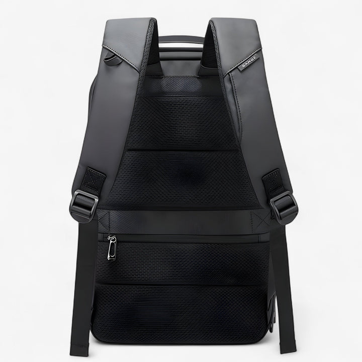 Zaino multitasche uomo per laptop, impermeabile. Versatile per università, lavoro e brevi viaggi. Design moderno.