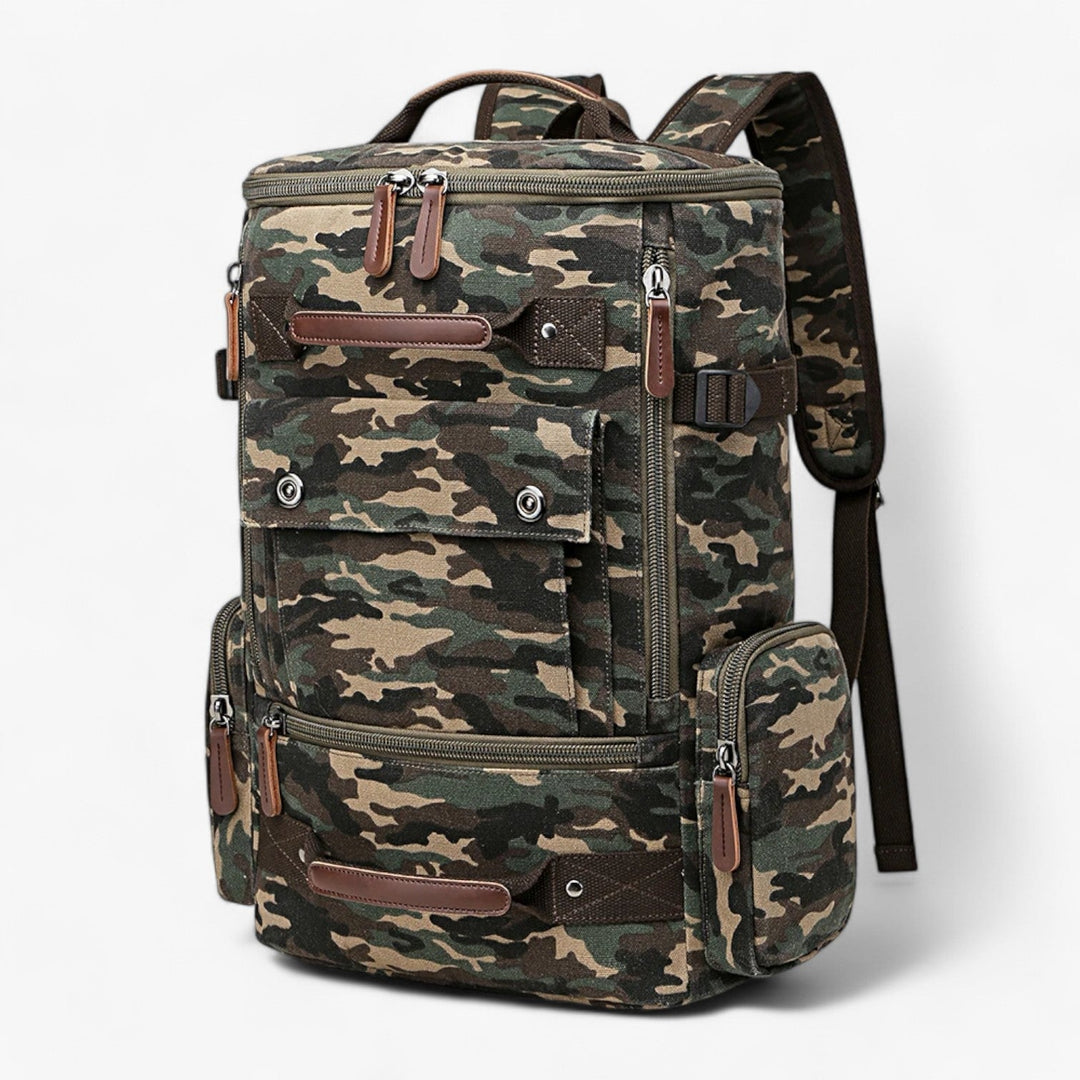 Zaino porta laptop uomo blu, ergonomico e spazioso, perfetto per l'uso quotidiano.