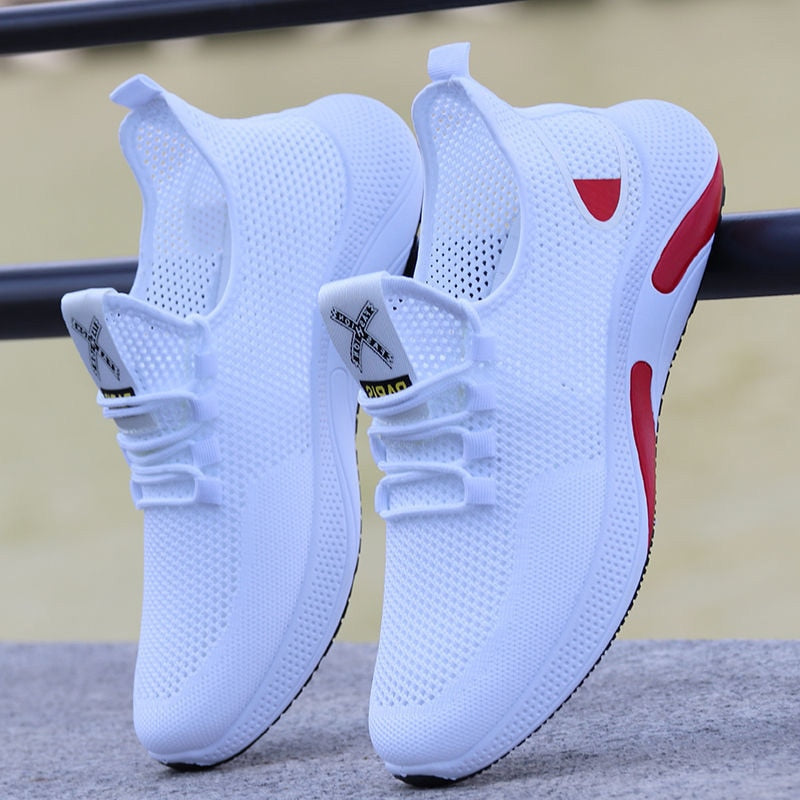 Comode scarpe sportive unisex leggere, ideali per ginnastica e allenamento tutto l'anno con suola resistente.