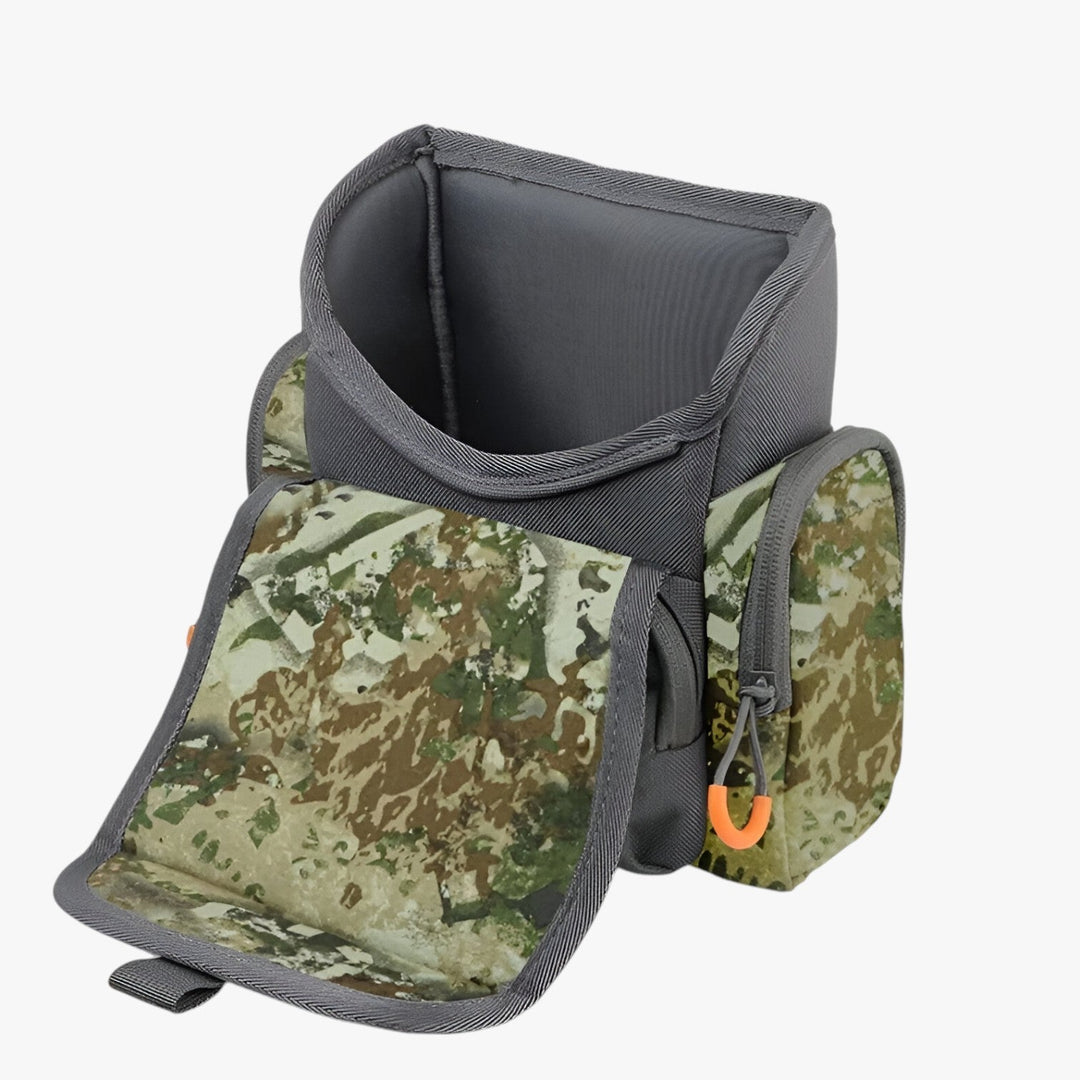Accessorio uomo: borsa da petto verde regolabile, perfetta per viaggio, come zaino pratico per l'uso quotidiano.