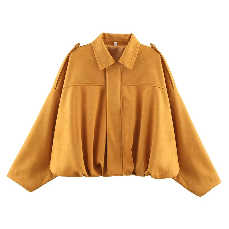 Capospalla donna oversize, stile moderno e versatile. Giacca elegante casual per autunno e inverno con vestibilità rilassata.