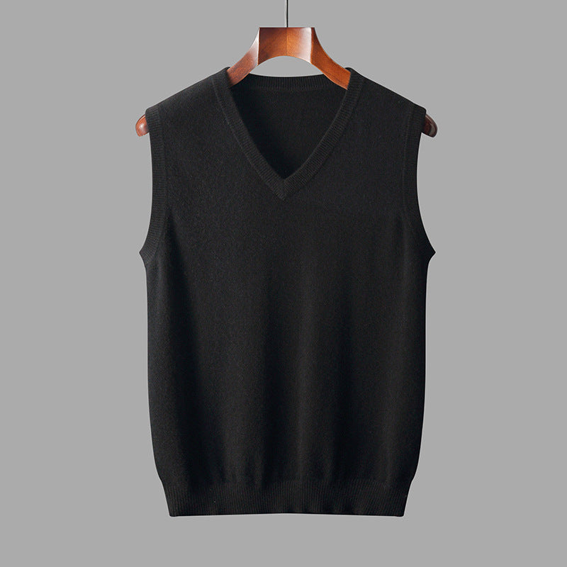Gilet uomo elegante e versatile a V, vestibilità regolare. Ideale per un look sofisticato o smart casual.
