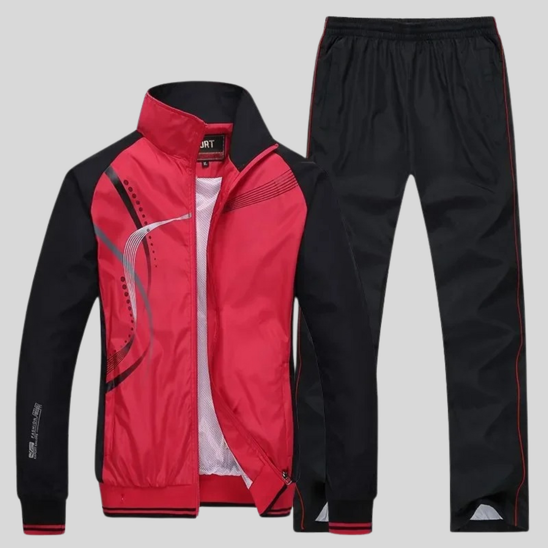 Abbigliamento casual uomo: completo sportivo athleisure, elegante e comodo per ogni giorno e tempo libero.
