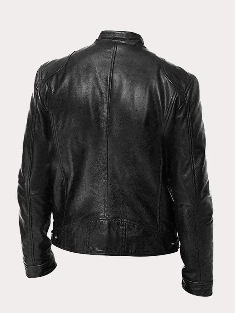 Giacca casual uomo, calda e resistente, ideale per l'autunno. Perfetta per un look quotidiano.