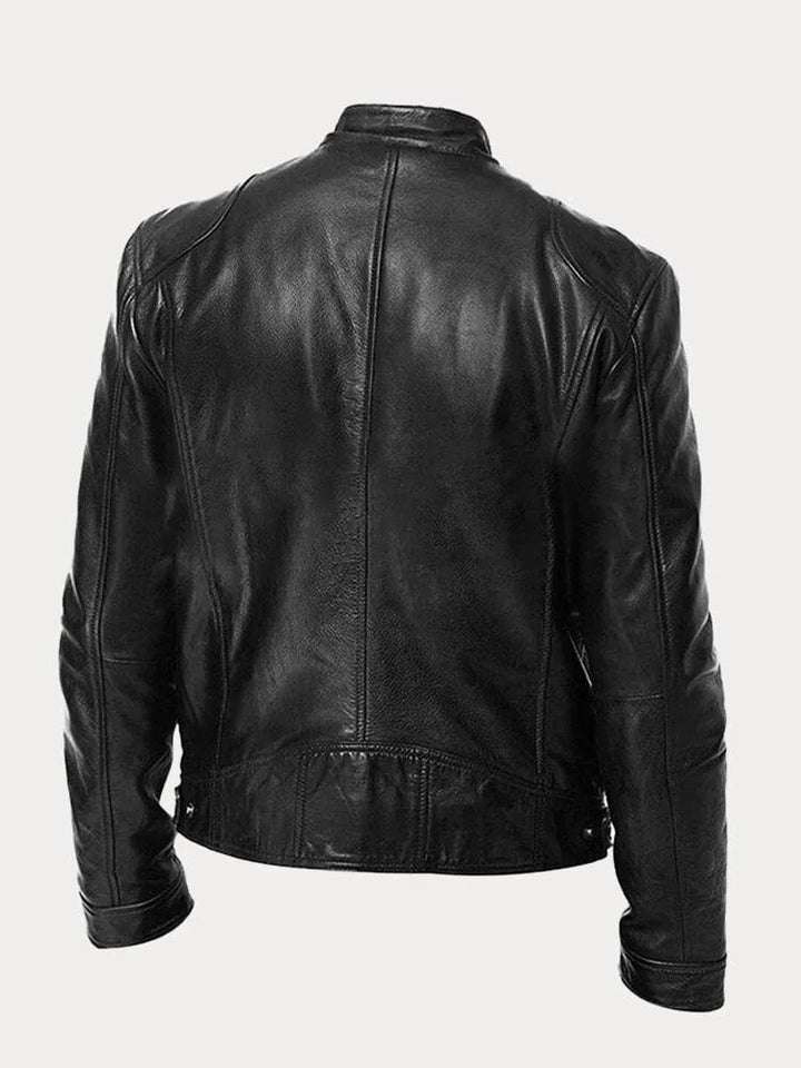 Giacca casual uomo, calda e resistente, ideale per l'autunno. Perfetta per un look quotidiano.