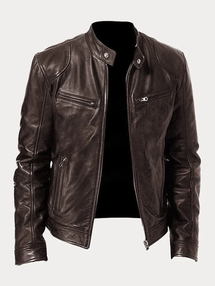 Giacca uomo invernale, calda e con polsini regolabili. Ideale per un look trendy e protezione dal freddo.