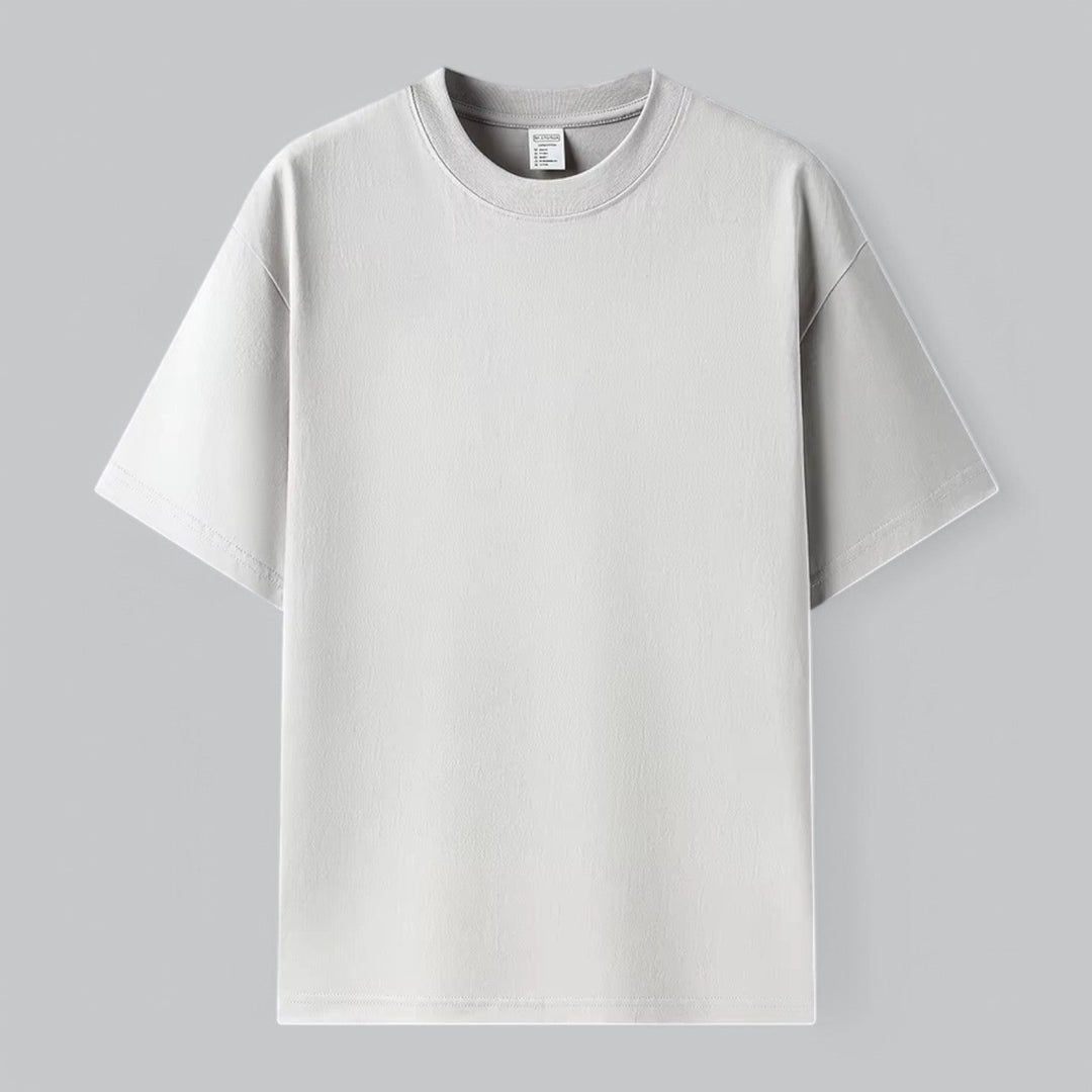 T-shirt casual premium uomo con girocollo, ideale per comfort e stile moderno.