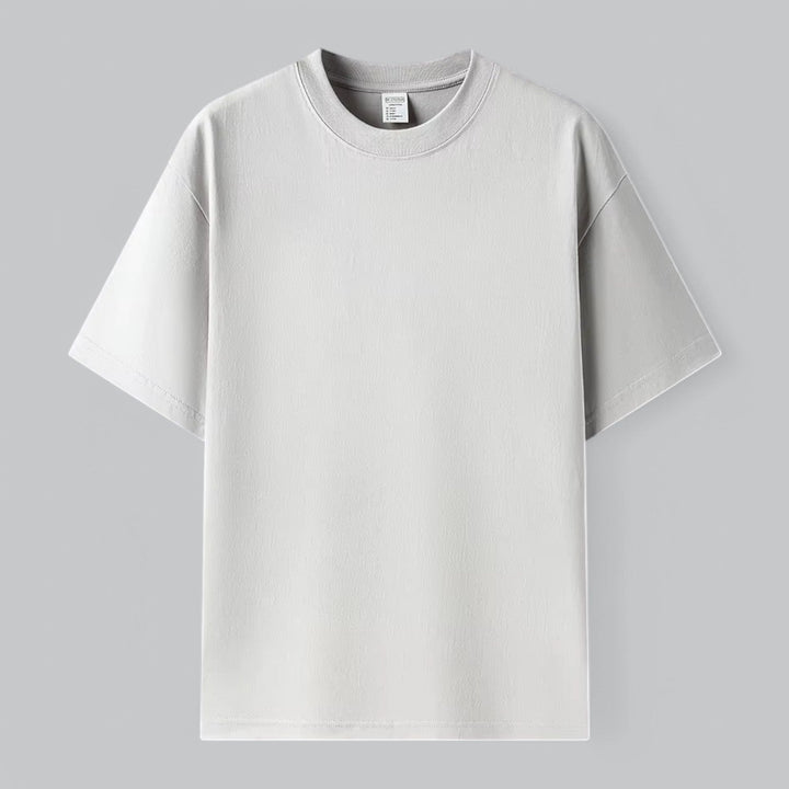T-shirt casual premium uomo con girocollo, ideale per comfort e stile moderno.