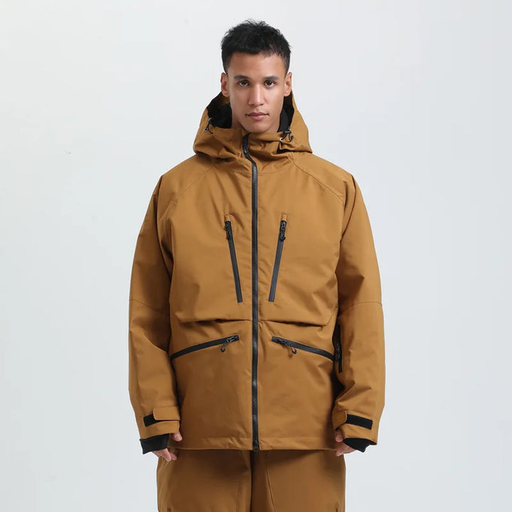 Giacca invernale unisex calda e idrorepellente per affrontare il freddo in montagna.