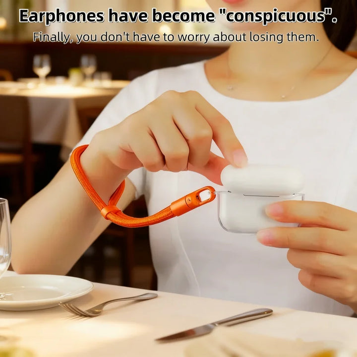 Laccetto da polso colorato per telefono, accessorio vivace che aggiunge stile e sicurezza al tuo smartphone.
