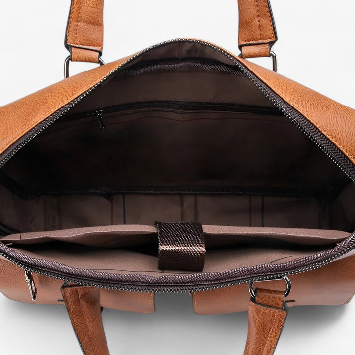 Borsa a tracolla uomo pratica, portadocumenti e porta laptop, ideale per lavoro, università o viaggi.