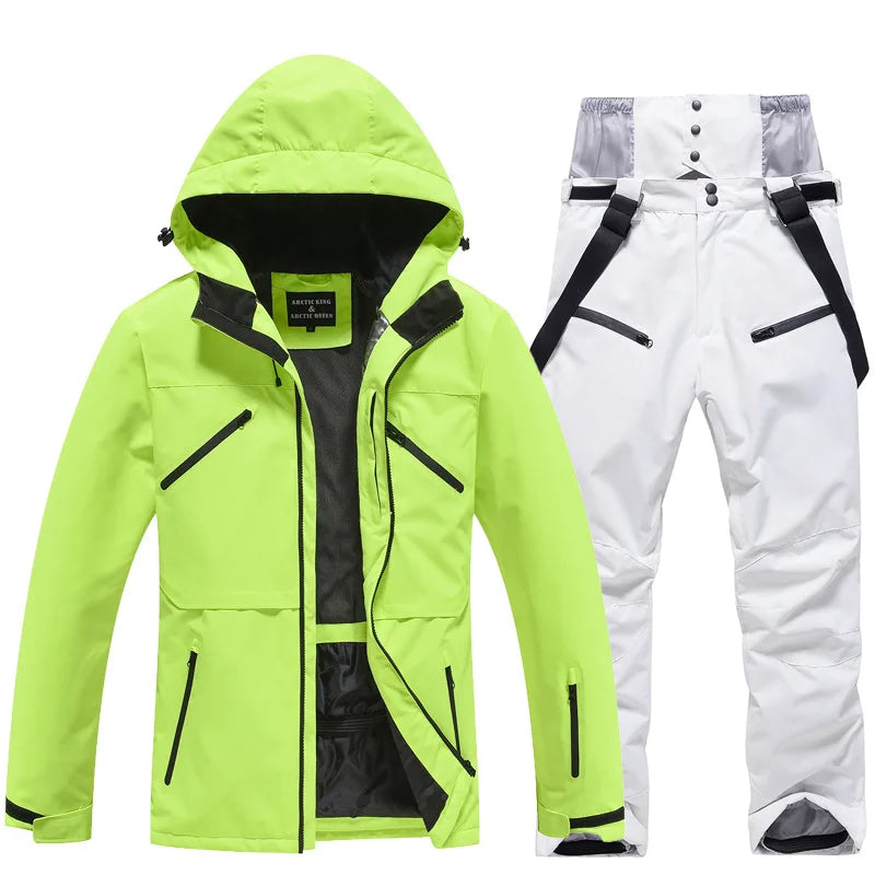 Tuta da sci invernale unisex, adatta a tutti gli sport invernali, massimo calore.