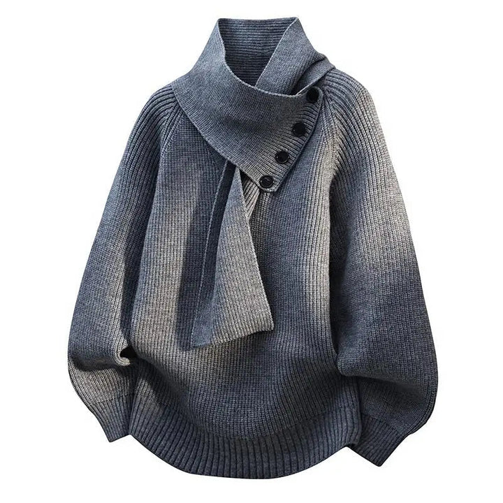Morbido maglione da donna in lana, ideale per un abbigliamento casual e comodo durante l'inverno.