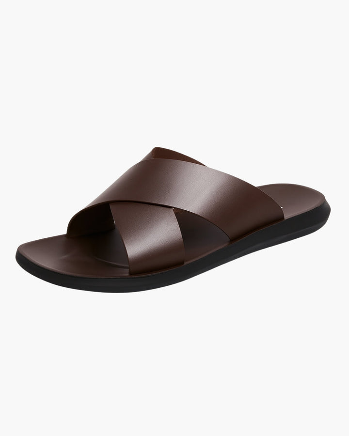 Sandali uomo estivi slip-on, ideali per comfort e stile casual in spiaggia o per il passeggio.