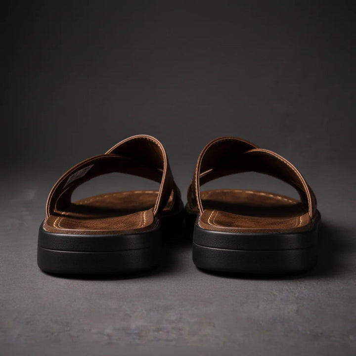 Sandali uomo slip-on per comfort quotidiano, perfetti per uno stile casual estivo.