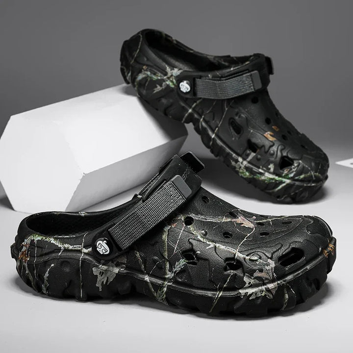 Sandaletti uomo casual, leggeri, ortopedici e antiscivolo per comfort estivo.