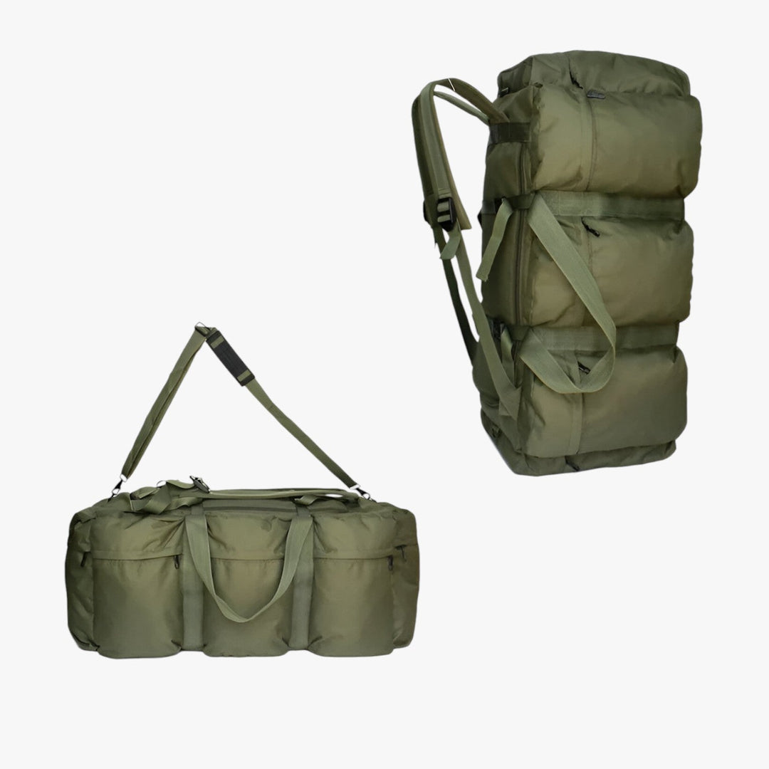Borsone viaggio 100L, perfetto come borsa sportiva o bagaglio a mano. Unisex, robusto, pronto all'avventura.