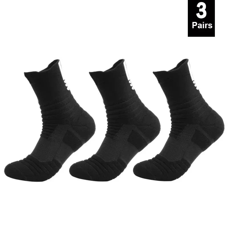 Calze sportive uomo antiscivolo, in cotone per massima stabilità nel calcio e allenamento.