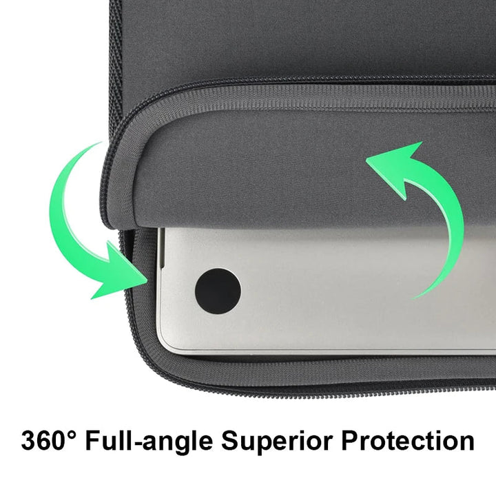 Borsa portatile leggera per laptop 13-15 pollici, design minimal. Ideale per università, lavoro e viaggio. Accessorio ufficio.