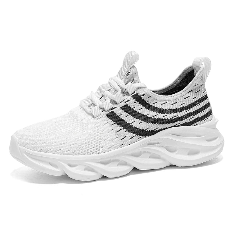 Scarpe sportive uomo per running, allenamento e palestra, con suola StickTread e traspirabilità.